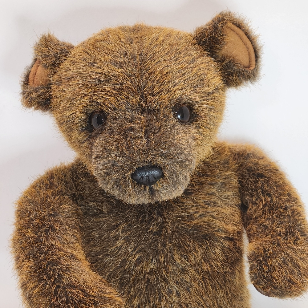 🩵Vintage Little Folk Brown Bear Made In England 1982 G. McBride Tiverton, Devon - Picture 6 of 11